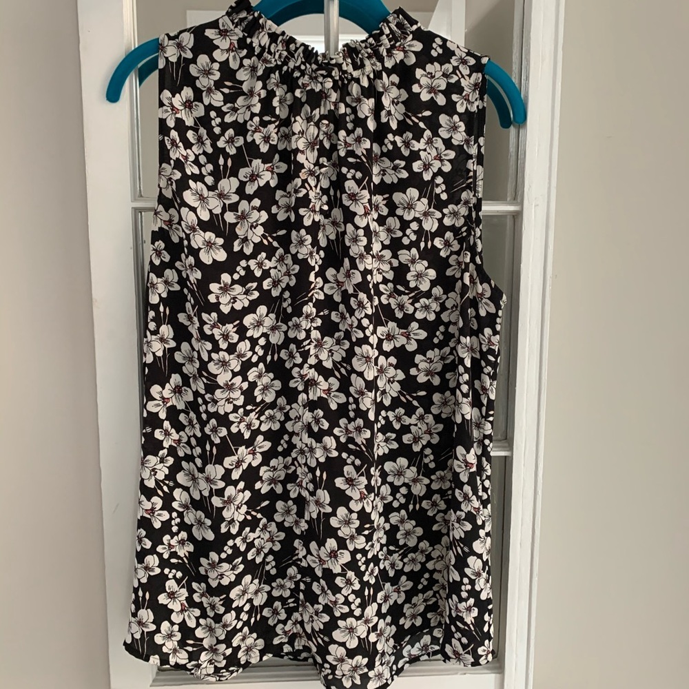Floral black and white blouse from loft
